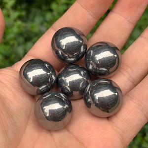 Genuine Terahertz Sphere/Energy Terahertz Ball/Healing Undrilled Bead/20mm/30mm/Tool for Massage