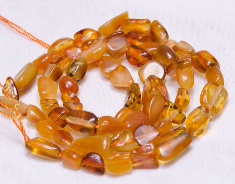 Wholesale Full Strand Natural Amber Crystal Quartz Etsy