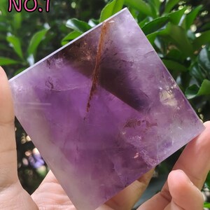 Natural Ametrine Pyramid/Ametrine Crystal Pyramid for Home Decor/Reiki Crystal Gift/Amethyst Pyramid for Meditation/Crystal Ornament image 3