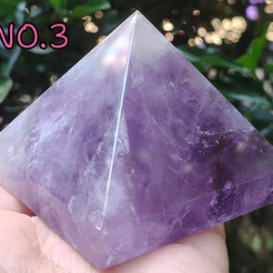 Natural Ametrine Pyramid/Ametrine Crystal Pyramid for Home Decor/Reiki Crystal Gift/Amethyst Pyramid for Meditation/Crystal Ornament image 12