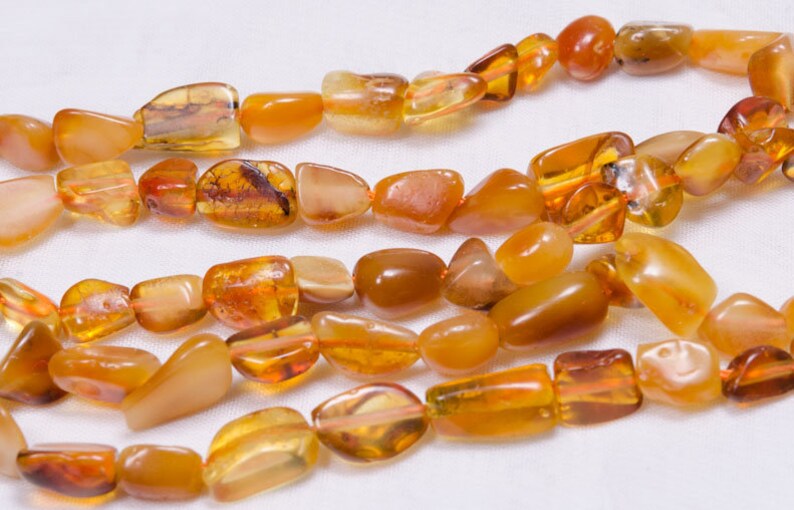 Wholesale Full Strand Natural Amber Crystal Quartz Etsy