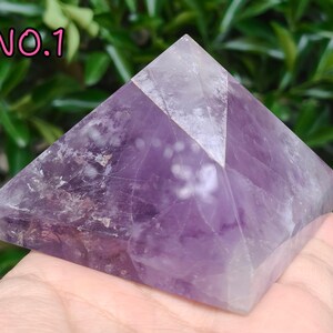 Natural Ametrine Pyramid/Ametrine Crystal Pyramid for Home Decor/Reiki Crystal Gift/Amethyst Pyramid for Meditation/Crystal Ornament image 4