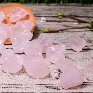 Clear Pink Rose Quartz Points,Pink Crystal Healing,Metaphysical,Pagan,Wicca,DIY Pendant,Necklace,Gift for Her,Drilled,1PC,5PCS,10PCS,50PCS