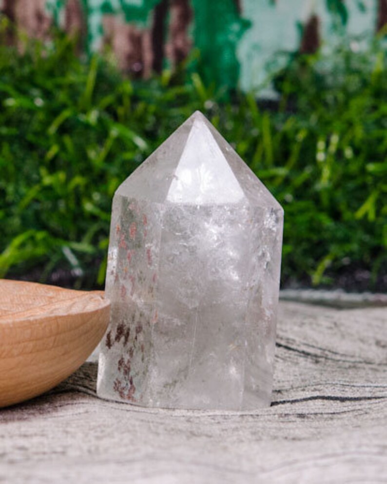 Red Phantom Crystal Towergarden Quartz Pointquartz With Etsy