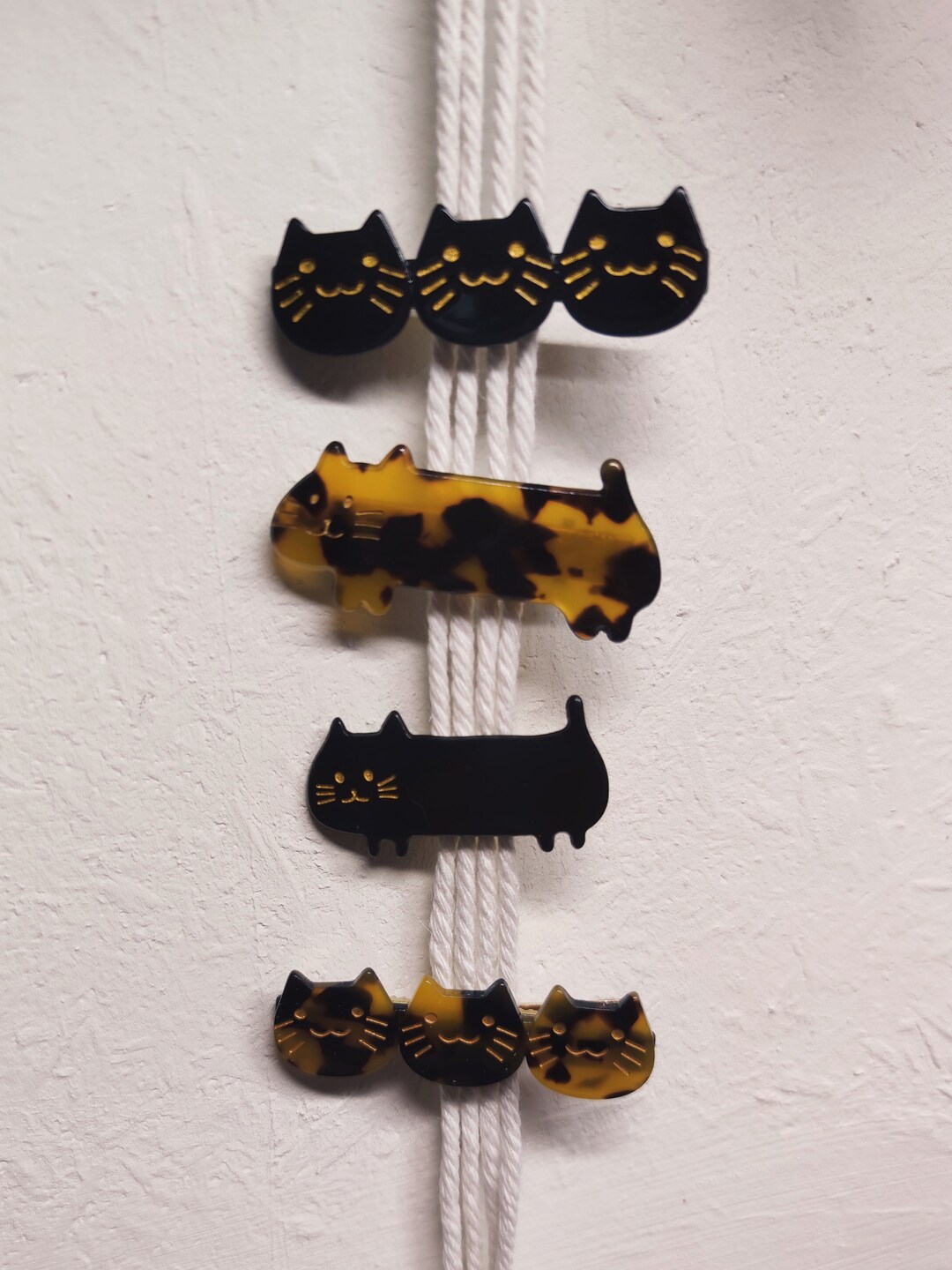 2pack Cat Hair Clips Crazy Cat Lady Hair Accessories Etsy