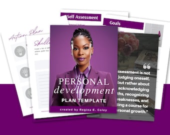 Personal Development Planner| Personal Development Template| Personal Development Workbook