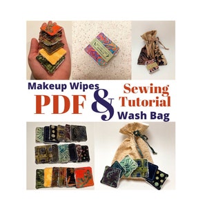 Makeup Removal Pads and Washable Bag Sewing Tutorial PDF