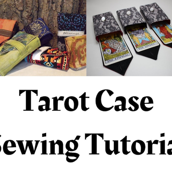 Tarot Case PDF Pattern and Sewing Tutorial, Sewing Tutorial, Digital Download