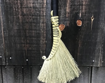 Hand Broom, Rooster Tail Broom, Witches Broom, Housewarming Gift