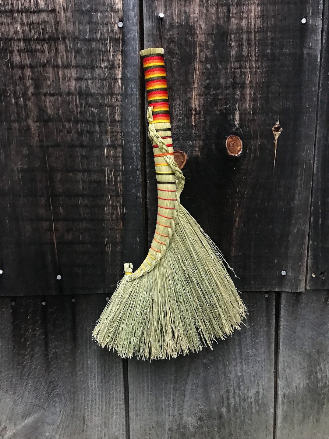 Hand Broom Rooster Tail Broom Witches Broom Housewarming Etsy