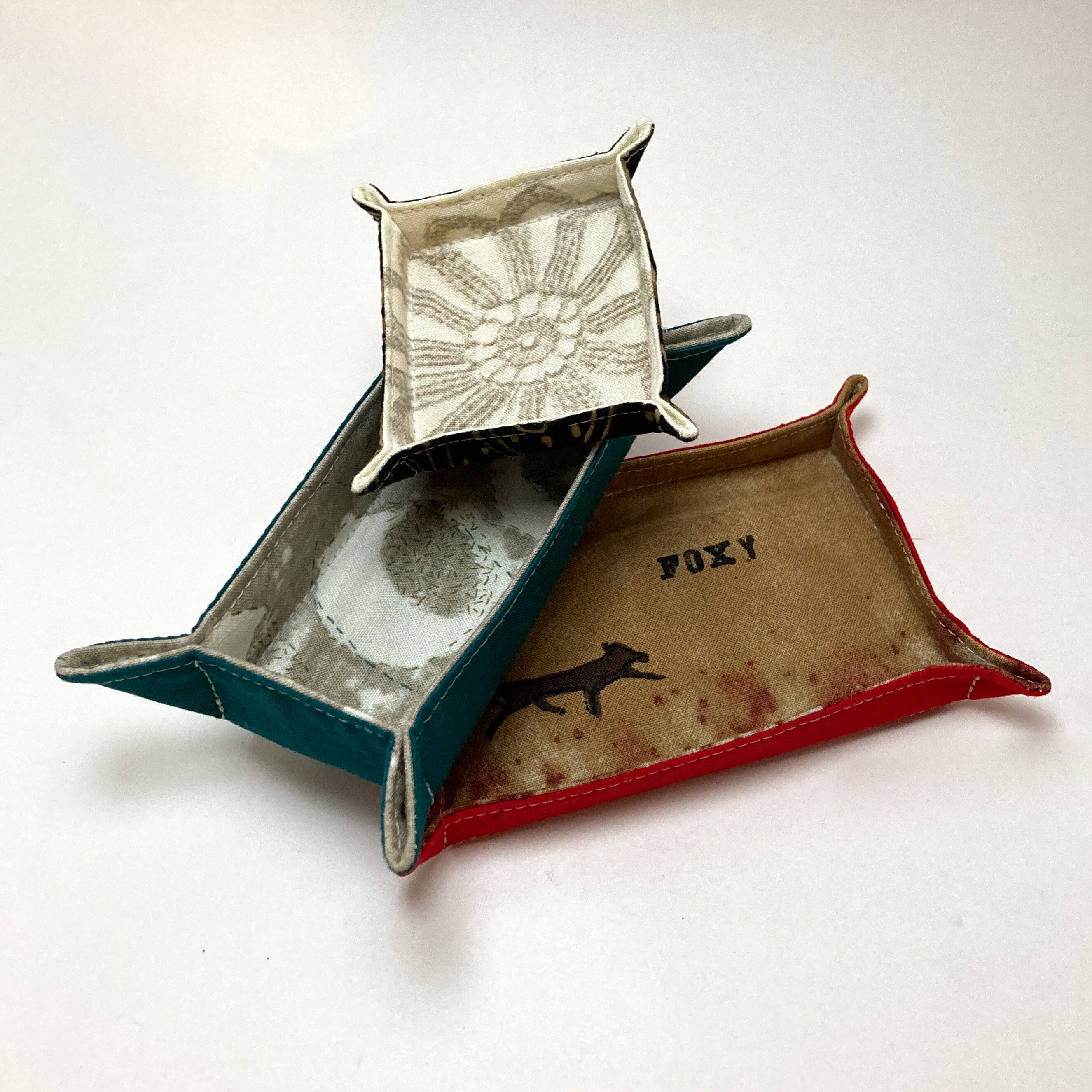 Fabric Trays Tutorial PDF Digital Download Travel Tray Etsy