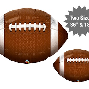 Football Balloons, Two Sizes | Football Party Decoration Football Birthday Party Supplies NFL Party Balloons Superbowl Viewing Party Decor