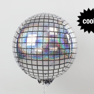 DISCO BALL balloon | Dance party decorations New Years Even decor studio 54 party supplies saturday night fever disco party decor