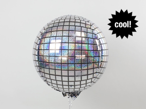 Disco Ball Balloon Dance Party Decorations New Years Even Etsy