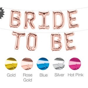 Bride To Be Banner Balloons Bridal Shower Banner Engagement Party Decorations Bachelorette Party Decor Bridal Shower Decor