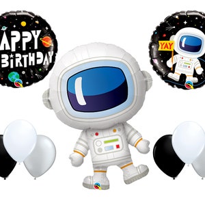Astronaut Birthday Balloon Kit | 9pc Astronaut Theme Birthday out of this world theme Space Birthday Galaxy Theme Astronaut Birthday Party