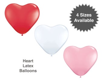 Heart Balloons | Heart Shaped Balloons Heart Latex Pink Hearts Jumbo Heart Balloons Valentines Day Balloons Mini Heart Balloons Engagement