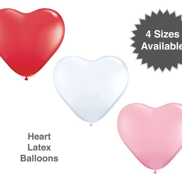 Heart Balloons | Heart Shaped Balloons Heart Latex Pink Hearts Jumbo Heart Balloons Valentines Day Balloons Mini Heart Balloons Engagement