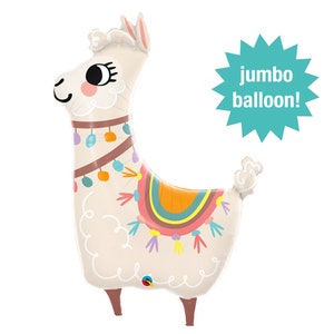 Llama Balloon 45&quot; | Llama decorations, llama birthday party, llama baby shower, llama first birthday, llama theme fiesta decorations