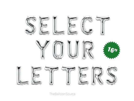 where to buy mylar letter balloons