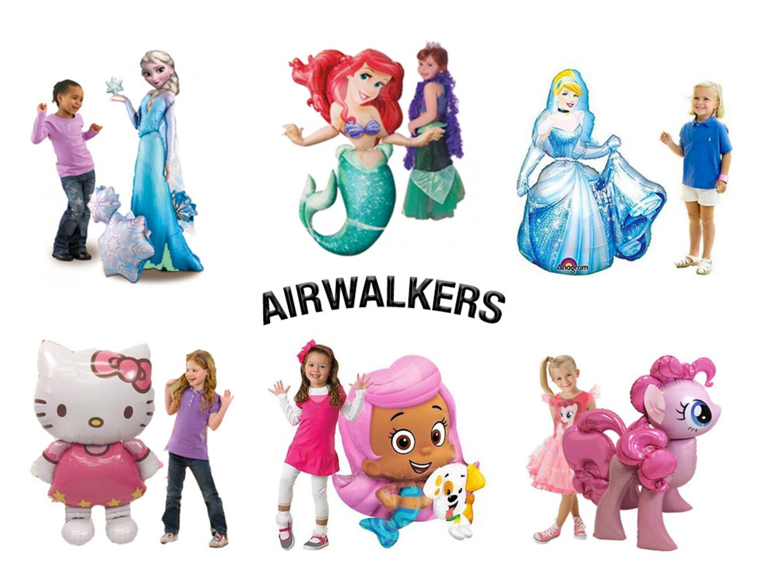 Character Airwalker Balloon Life Size Jumbo Gliding Balloon Etsy