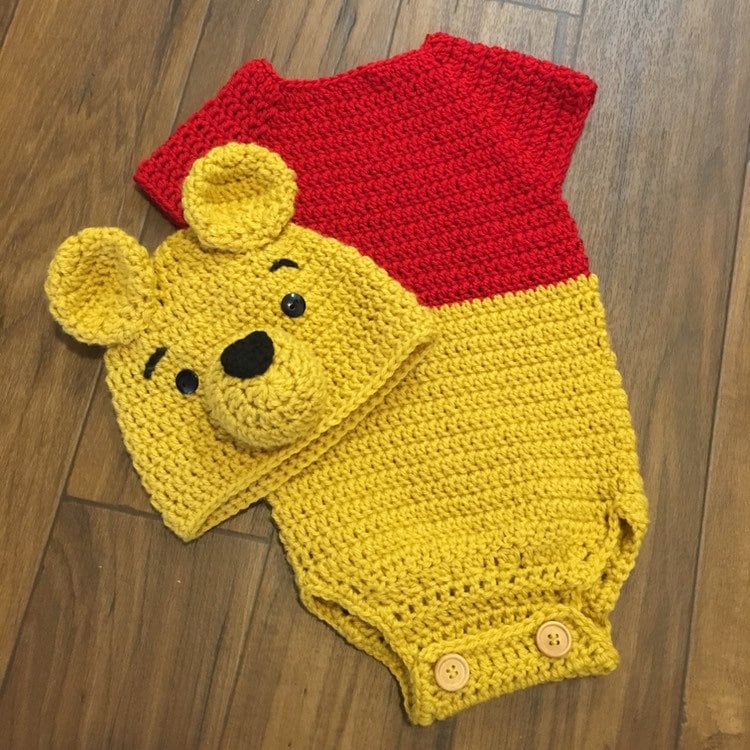 Winnie the pooh outfit crochet pattern free shop