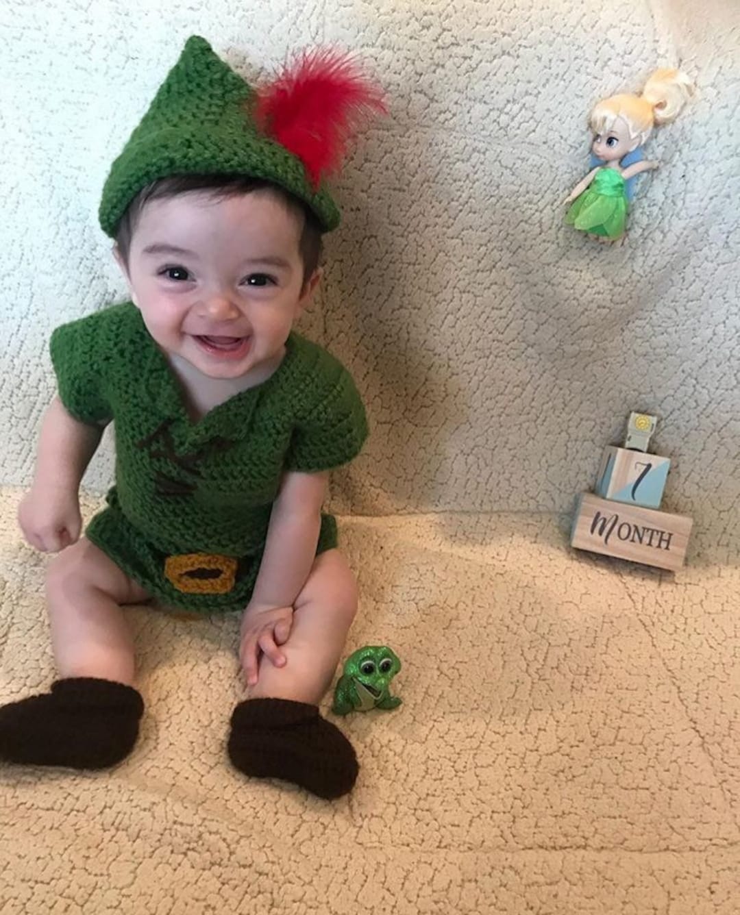 Peter Pan Inspired Costume/ Peter Pan Crochet Outfit/disney