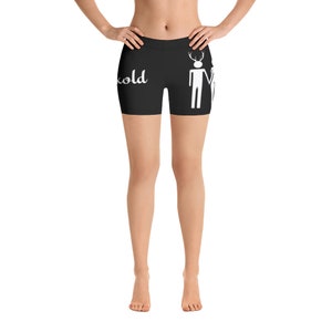 Cuckold Shorts with MFM design with black bull - ideal gift for the cuckold or cuck in your life