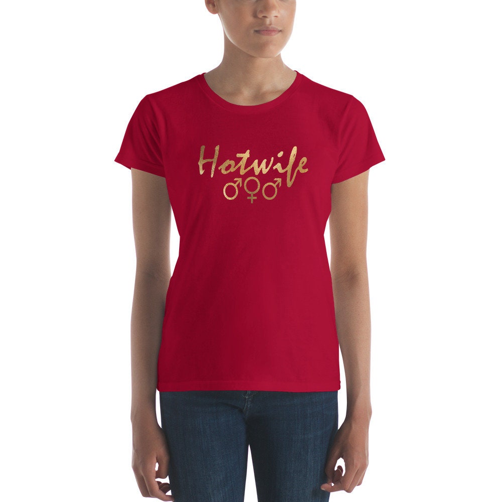 Hotwife MFM Camiseta de manga corta para mujer Hotwife MFM Camiseta de manga corta para mujer imagen
