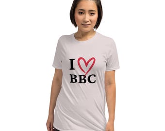 I Heart BBC Women's relaxed short sleeve t-shirt for Queens of Spades, Hotwives, Vixens - ideal gift for wife, gift for BBC lover.