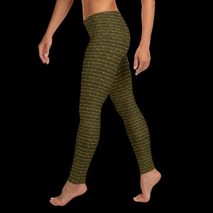 Hotwife Leggings with Hotwife Design in Gold Color on Black Ideal Gift for a Hotwife or Vixen Totally Personalizable for Text and Colors
