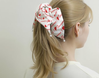 Hotwife Threesome with I Heart Threesomes in Red Recycled Materials Perfect Gift for Hotwife Vixen