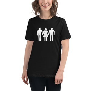MFM Cuckold Women&#39;s Relaxed T-Shirt for hotwives, vixens - ideal gift for wife, gift for lover.