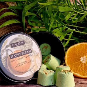 Happy Blend: Sweet Orange and Pumpkin Shower Steamers