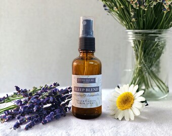 Sleep blend | lavender and chamomile handmade natural scented pillow spray | anti anxiety, natural, vegan | sleep aid linen spray room spray