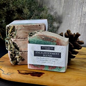 Enlightenment Blend: Pine Needle, Cedarwood & Sage Cold Process Soap