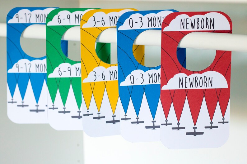 Airplanes Baby Closet Dividersadventure Travel Nursery Baby Etsy