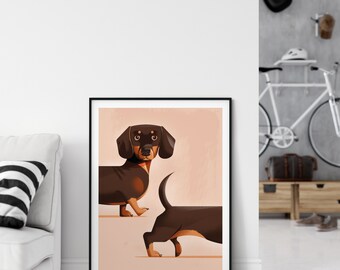 Funny Bulldog Poster Hanger Frame Linen Modern Wall Art Wooden Canvas Artwork Print Personalized Wall Art Hanging Painting Wall Decor For Bathroom Office Room Bedroom Decor 13X20 Inch