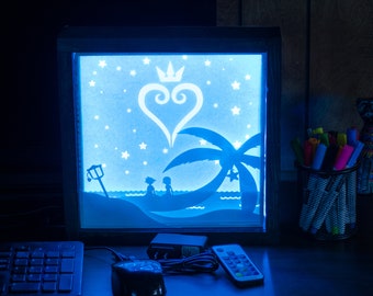 shadow box light etsy