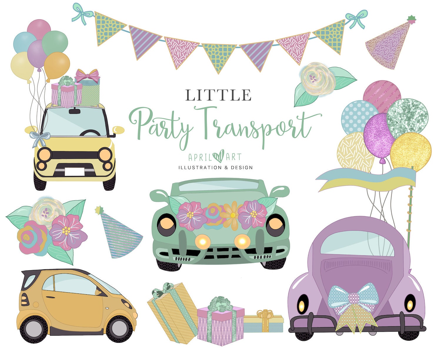 Vehicle Travel DIY Scrapbook Automobile PNG Stationery Party Car Clipart Commercial Use Cute Cars Neutral Cars Transportation