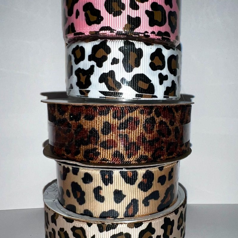 Cheetah Print Ribbon - Etsy