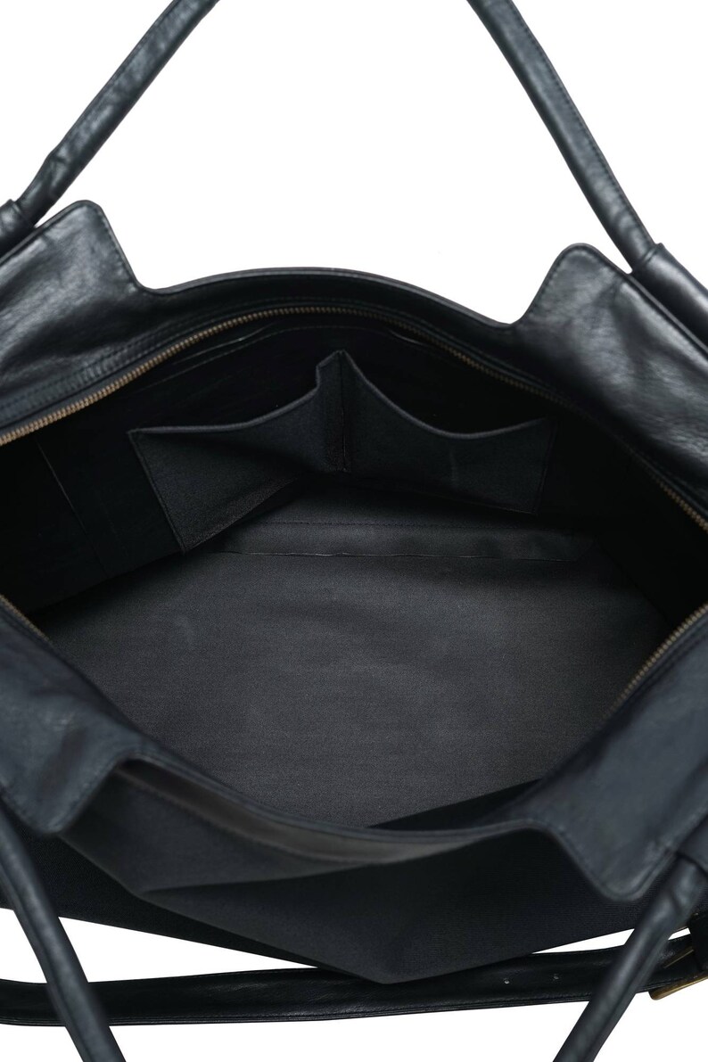 Luxury Yoga Mat Bag, Womens Laptop Bag, Black Travel Tote, Yoga Gift