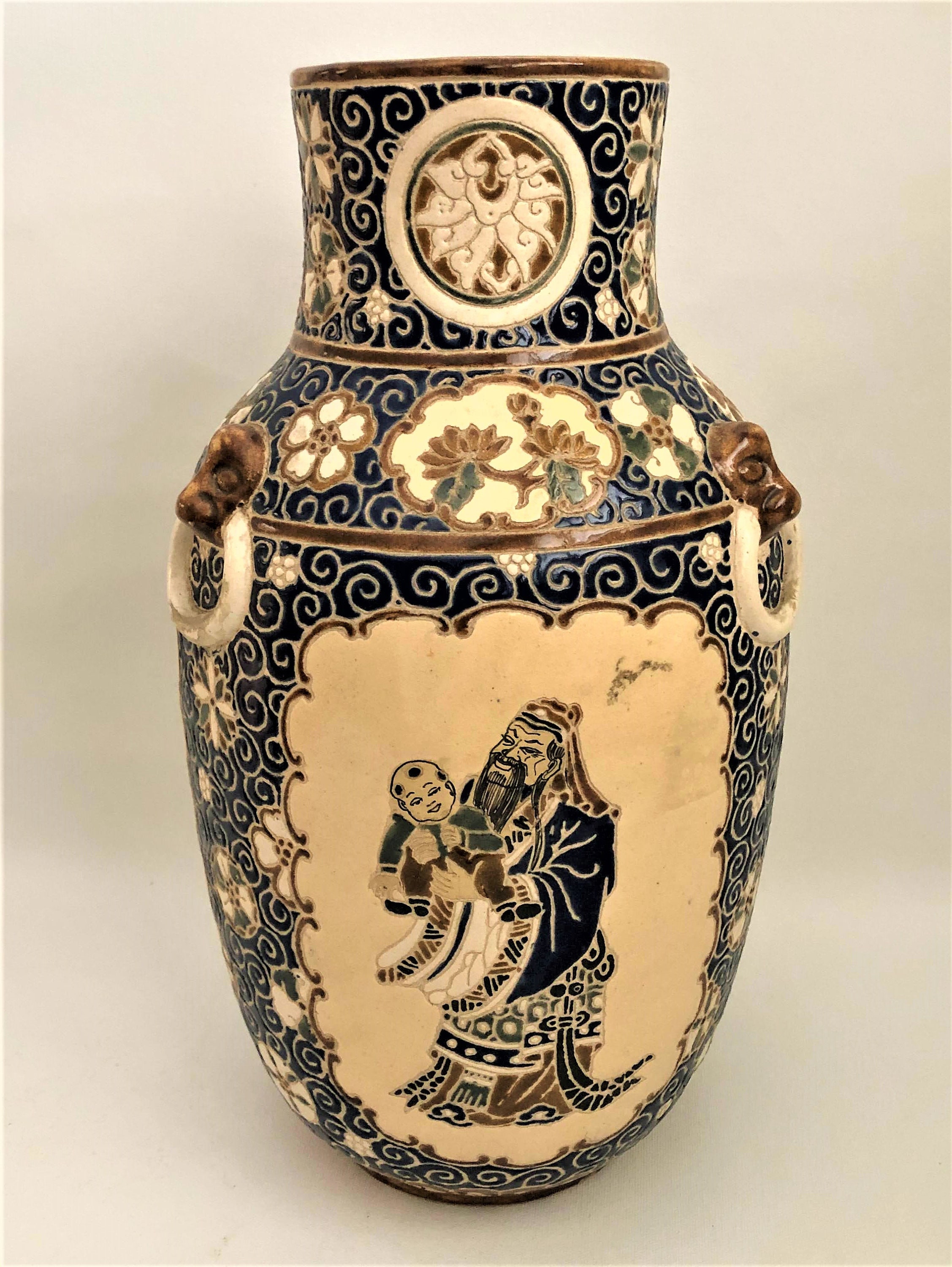 Bien Hoa Ceramics RARE/LARGE Perfect Condition/excellent Brush Works