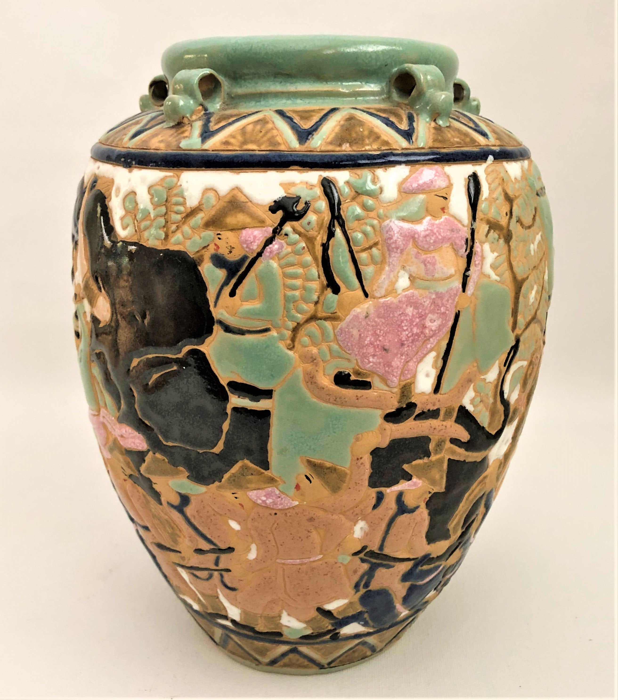 Bien Hoa Ceramics RARE Thanh Le Vase with Legendary The Etsy España