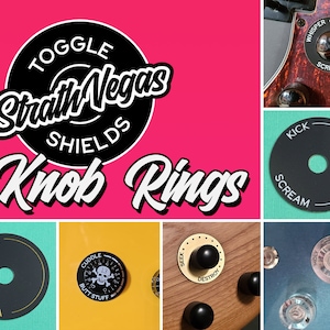 StrathVegas Knob Rings - Custom Guitar Knob Accessories
