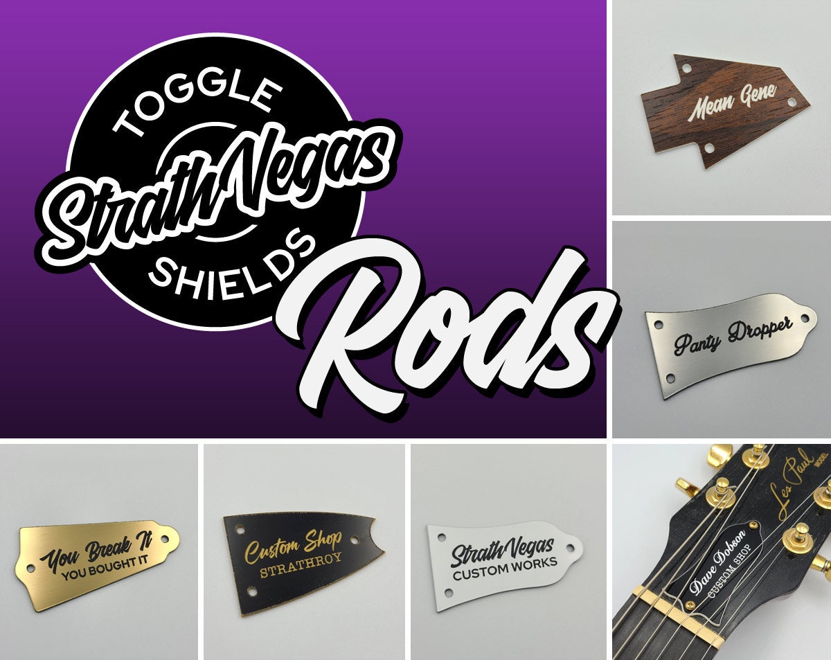 Custom gibson truss rod cover deals