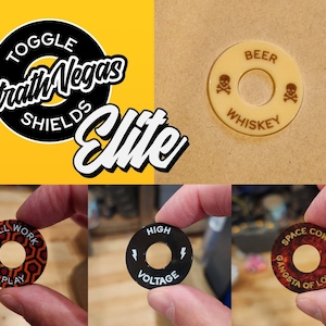 Custom Elite Guitar Toggle Switch Ring by StrathVegas