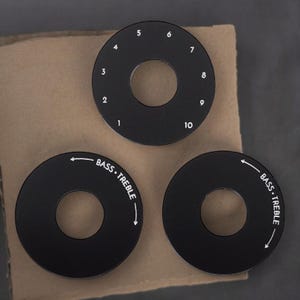 Anelli tono/volume incisi personalizzati