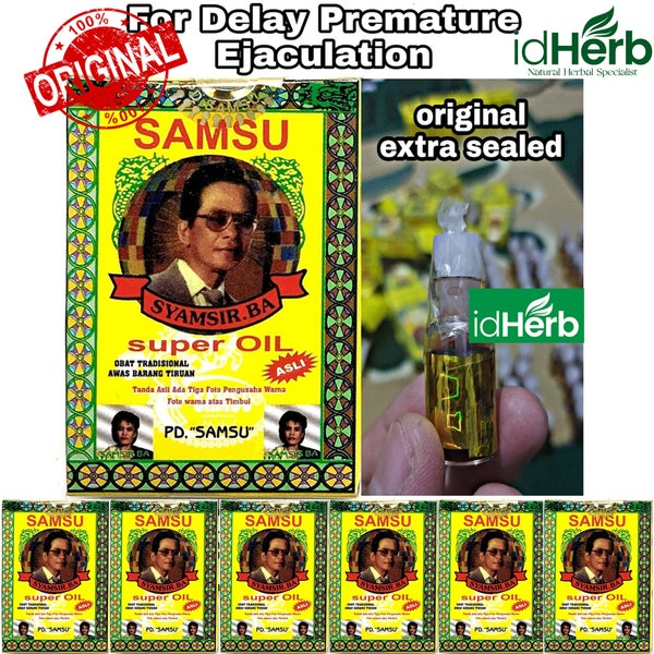 5 Boxes -12 Boxes of 100% Original SAMSU SUPER DELAY Oil 5ml - idHerb