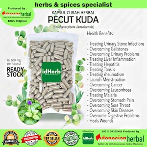 100-500 CAPSULES Stachytarpheta Jamaicensis 600mg Herbal Capsules All Fresh Natural Herbs spices Healthy Indonesian herb Organic WildCrafted